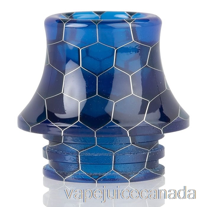 Vape Disposable Canada 810 Cone Snake Skin Resin Drip Tip Dark Blue